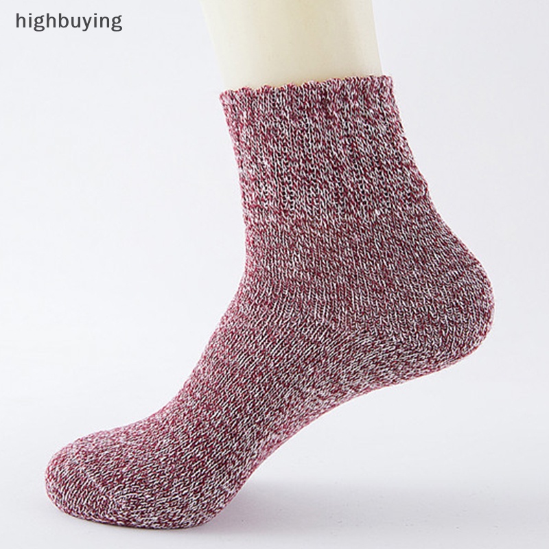 1 Đôi Tất Chân Giữ Ấm Màu Sắc Đơn Giản Cho Nữ