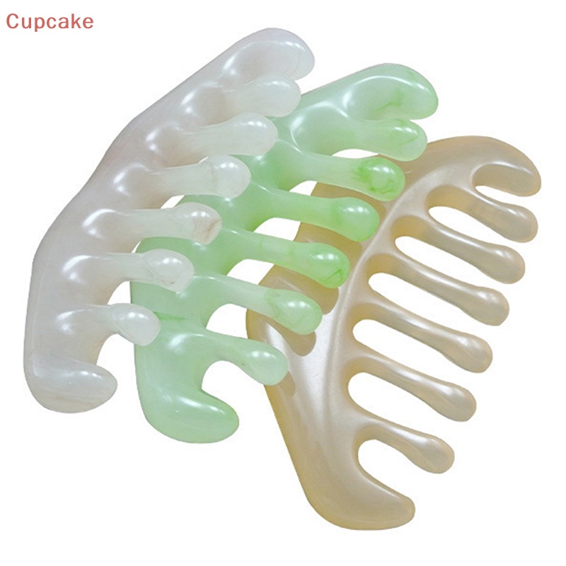 1 Lược Mát Xa Bằng Nhựa Resin Răng Thưa Mát Xa Da Đầu