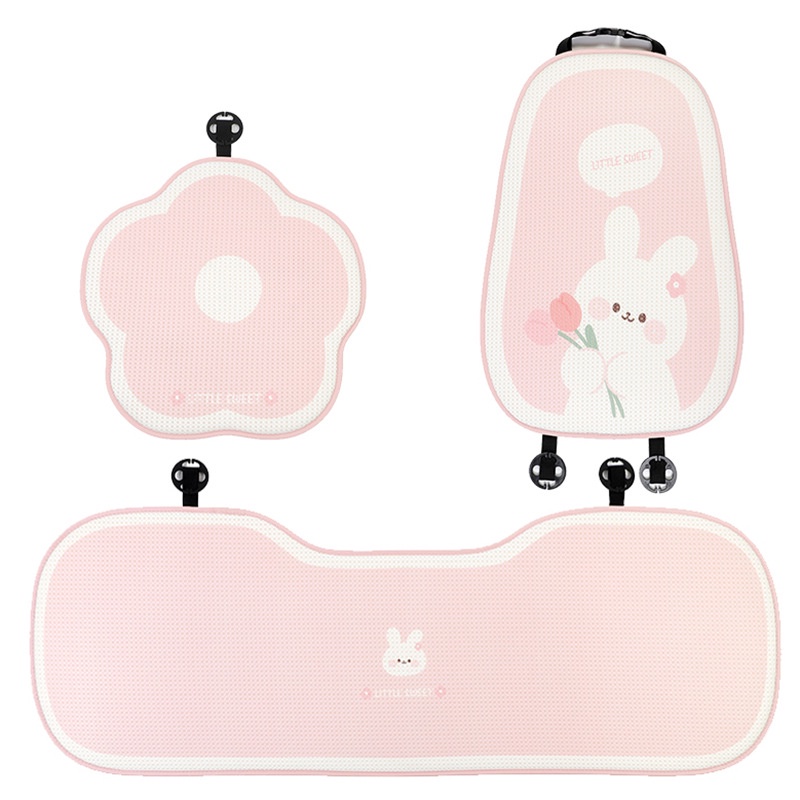 Vỏ Bọc Ghế Ngồi Xe Hơi Thoáng Khí Họa Tiết Hoạt Hình Dễ Thương