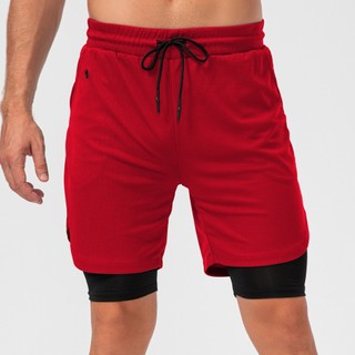 Quần Short Thể Thao Nam 2 Trong 1