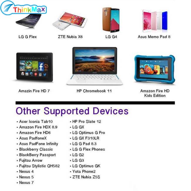 Thinkmax Chính Hãng 100% Chính Hãng!!! Dây Cáp Chuyển Đổi Micro HDMI Sang HDMI 1080P Cho Điện Thoại Thông Minh / Máy Tính Bảng