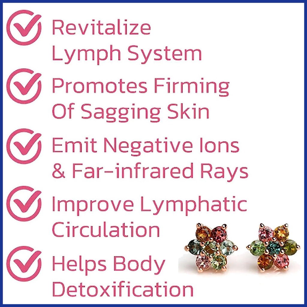 Khuyên Tai Hình Hoa Nhỏ Đính Đá Quý Tự Nhiên Màu Vàng Hồng