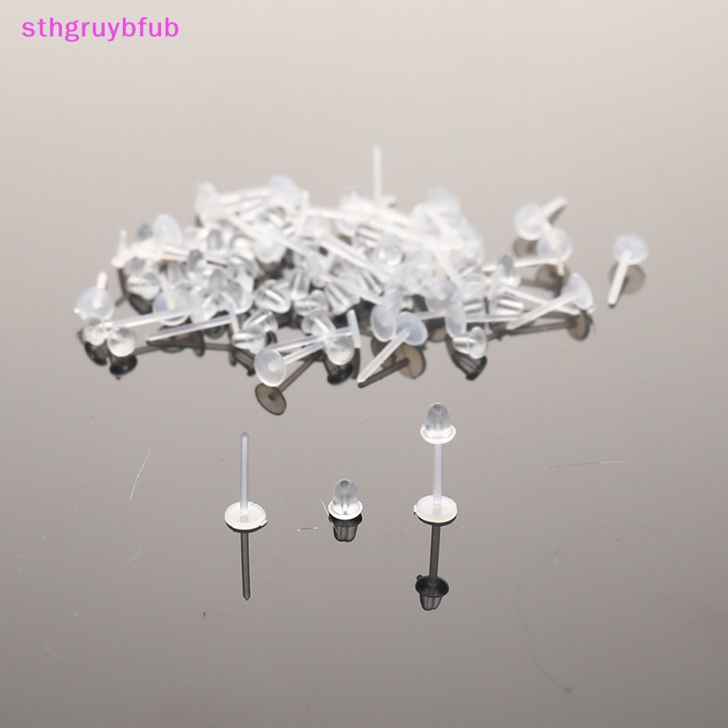 Set 50 / 200 Chiếc Bông Tai Bằng Nhựa Silicone