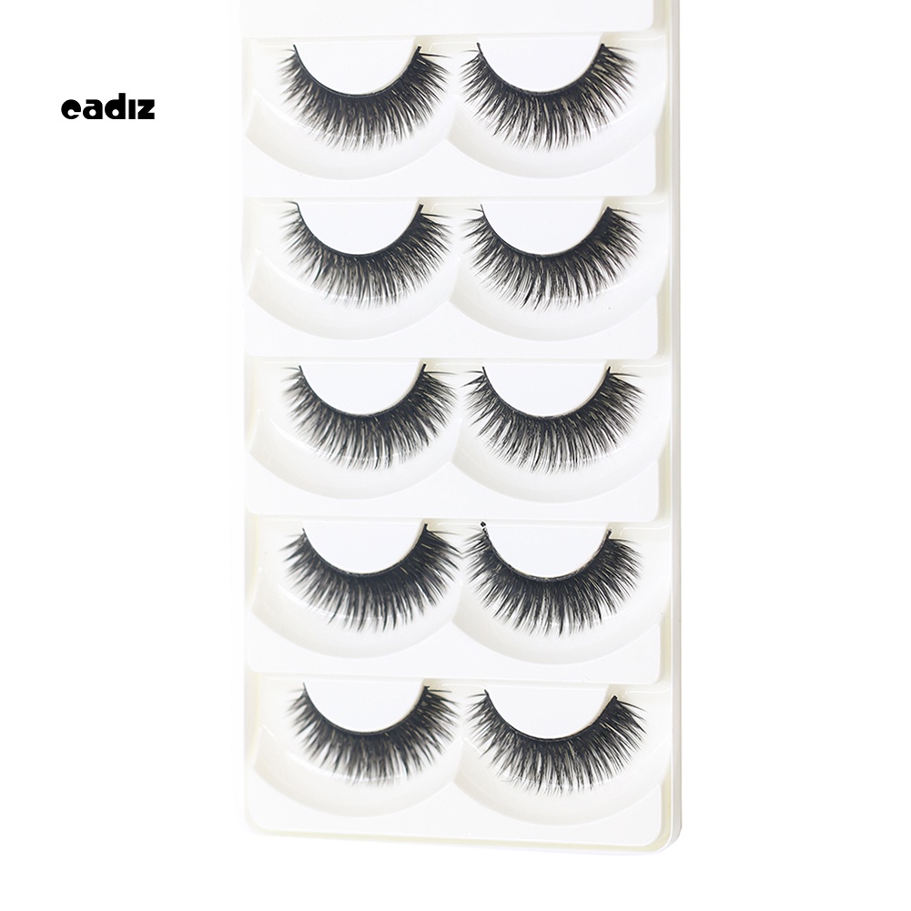 Bộ 5 Cặp Lông Mi Giả Mềm Mại Và Dày