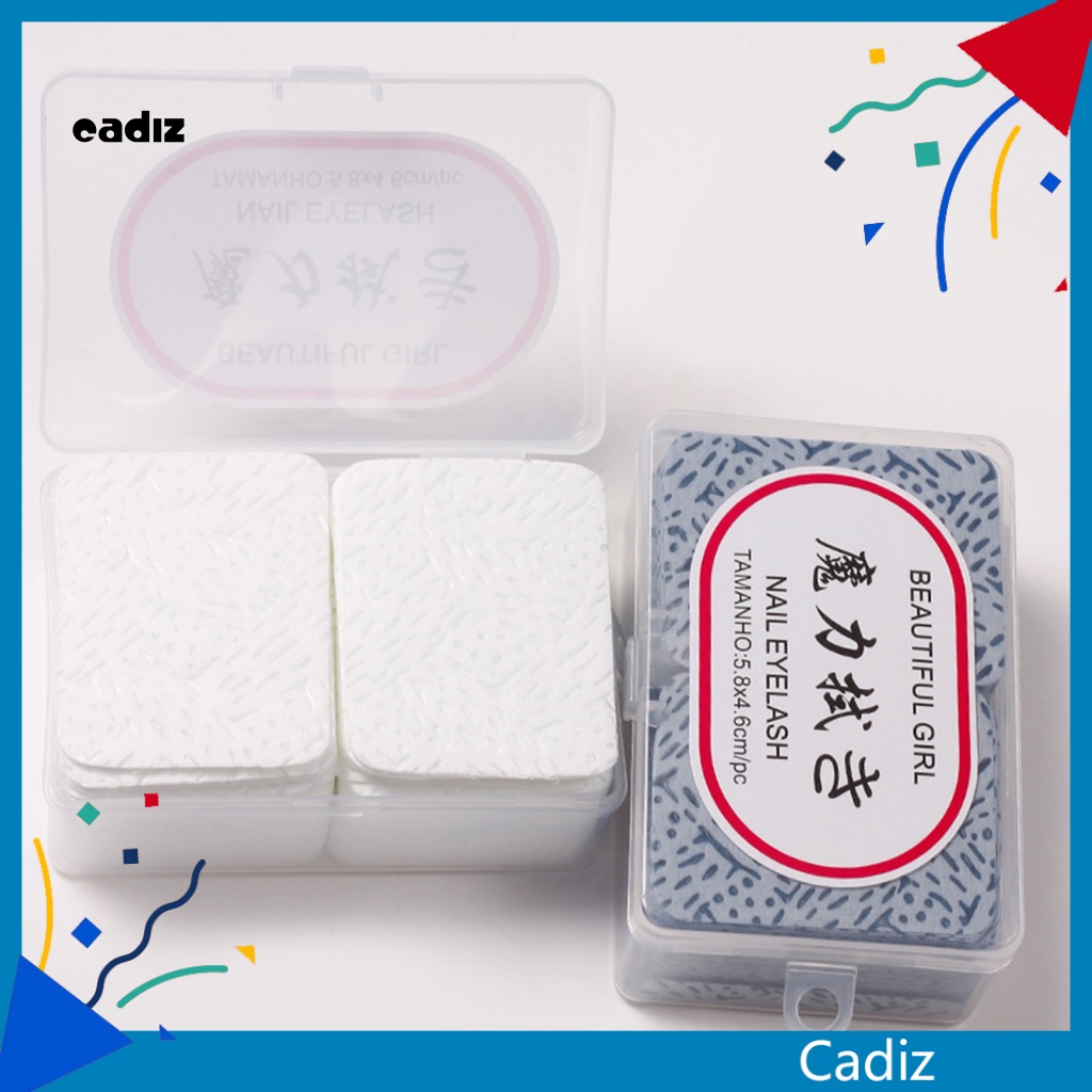 Hộp 180 Miếng Bông Tẩy Trang Làm Sạch Lông Mi Hai Mặt Tiện Dụng