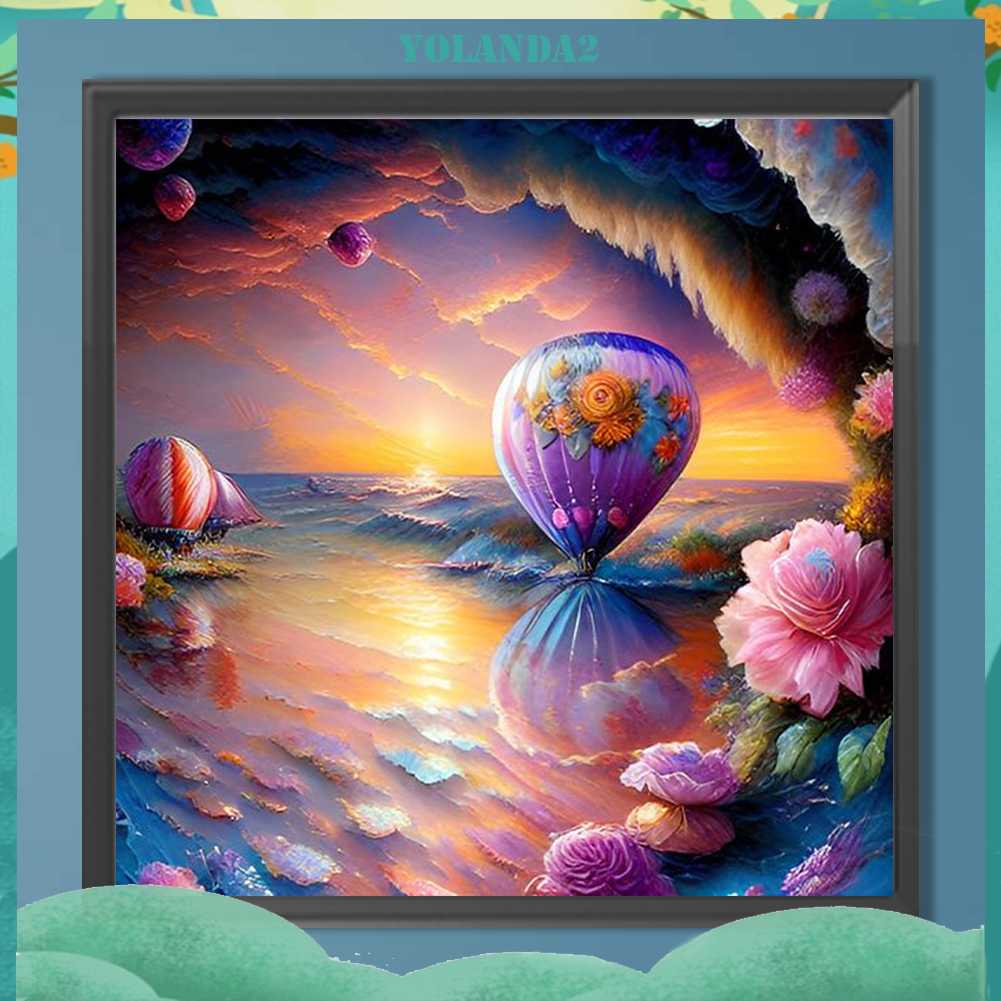 Tranh Đính Đá Kim Cương Toàn Bộ 5D DIY Hình Vẽ Trừu Tượng Trang Trí Nhà Cửa