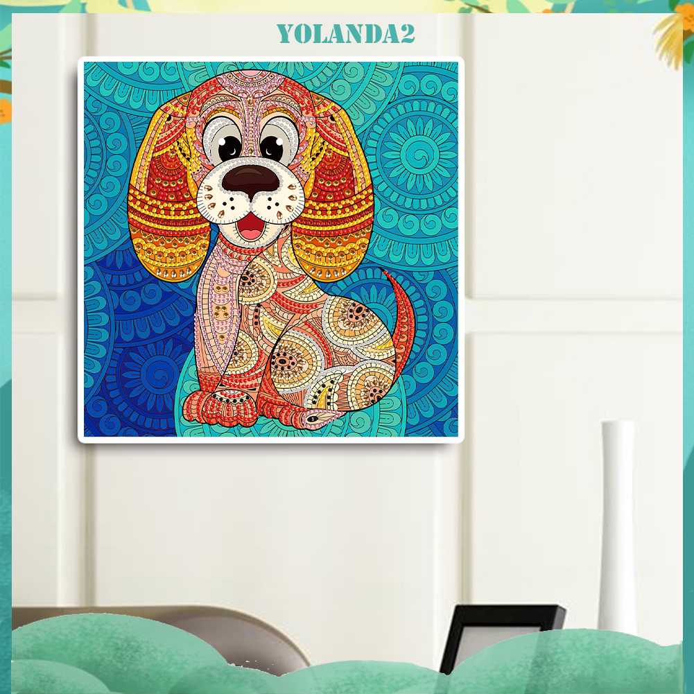 Bộ Tranh Đính Đá 5D Họa Tiết Động Vật Độc Đáo DIY Dùng Trang Trí Nhà Cửa