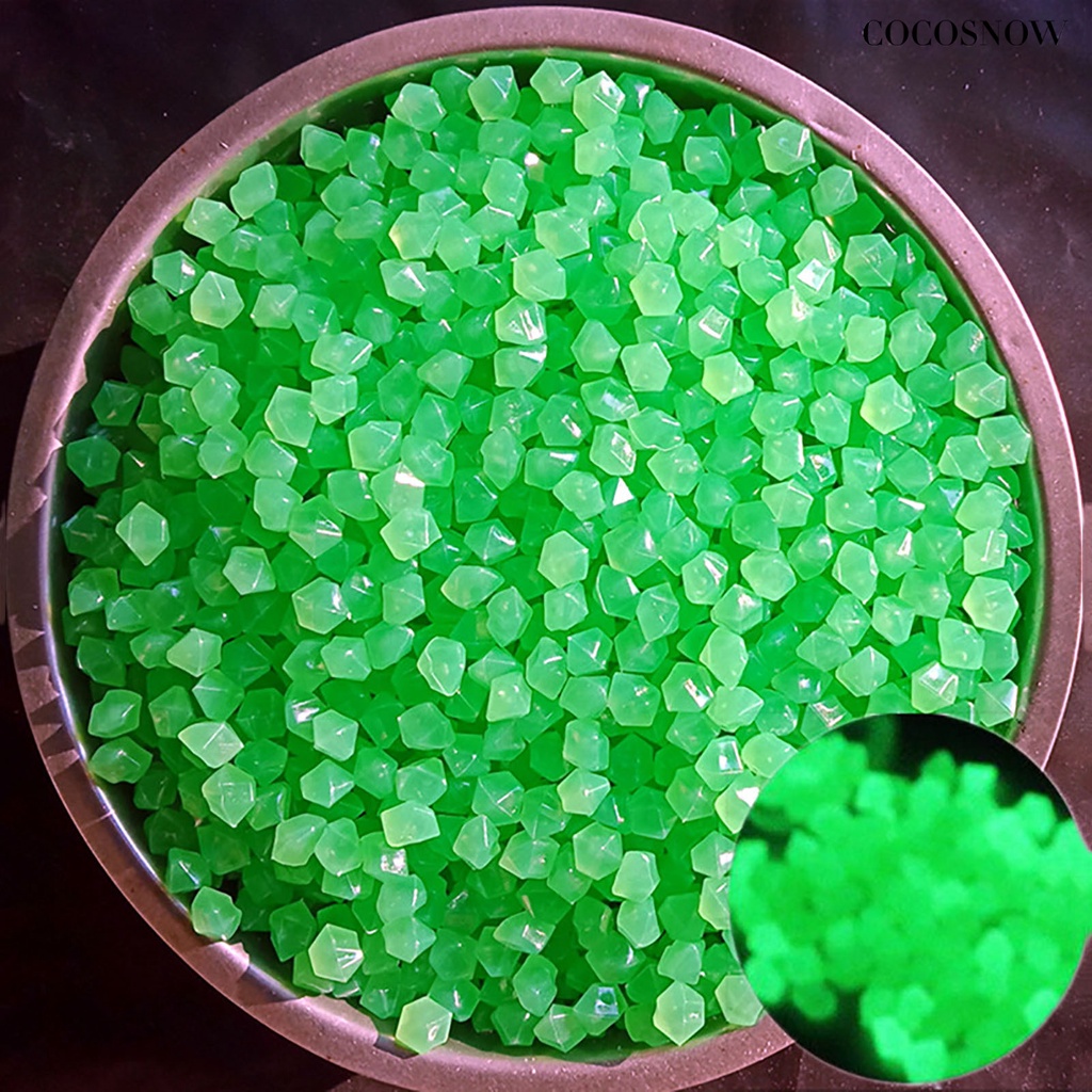 Bộ 200 Viên Đá Dạ Quang Dùng Trang Trí Bể Cá