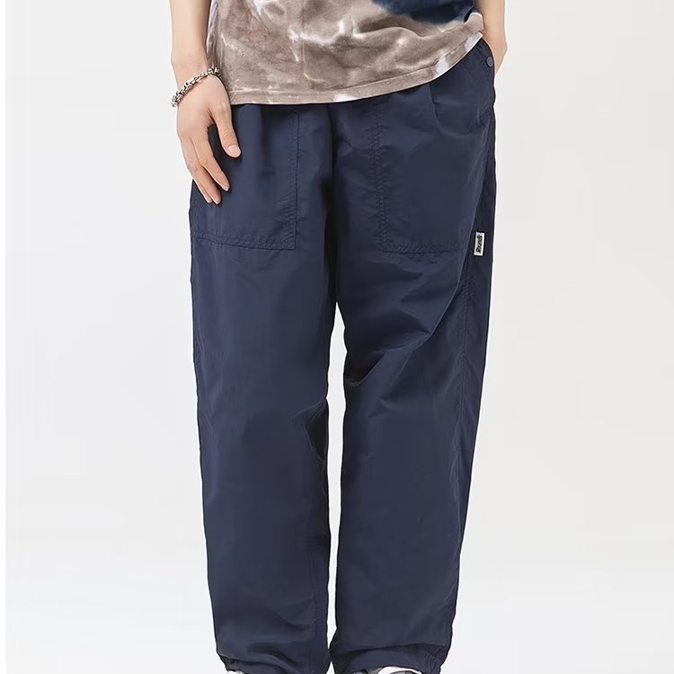 Quần Dài Dáng Rộng Phong Cách Thời Trang Đường Phố Mới Mùa Hè Nhanh Khô Cho Nam