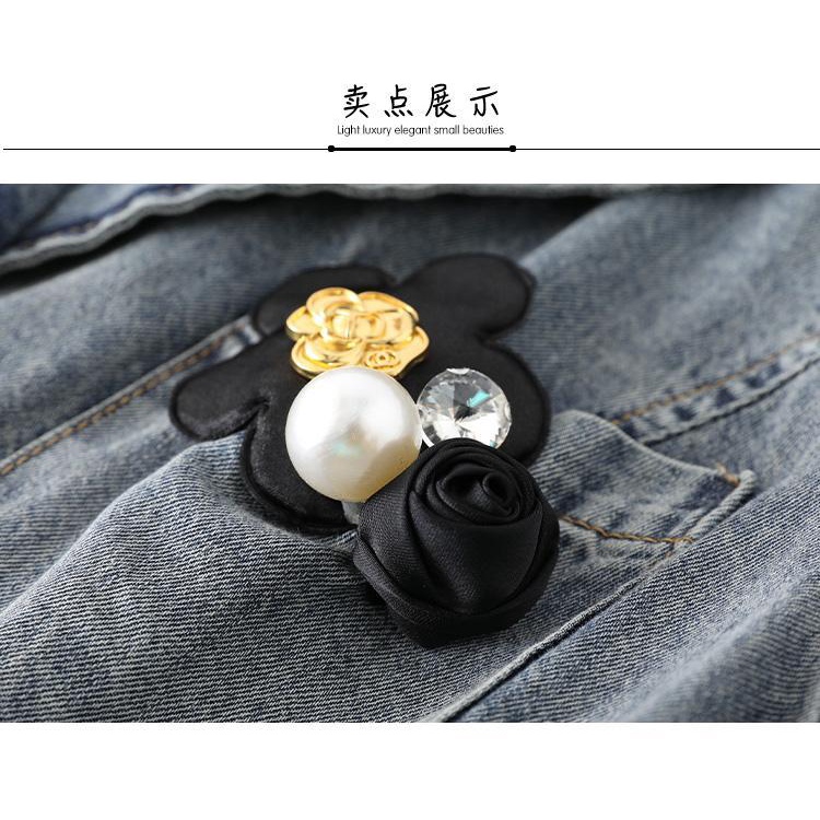 Set Áo Váy Denim Thời Trang Mùa Hè 2023 Phong Cách Mới Cho Nữ