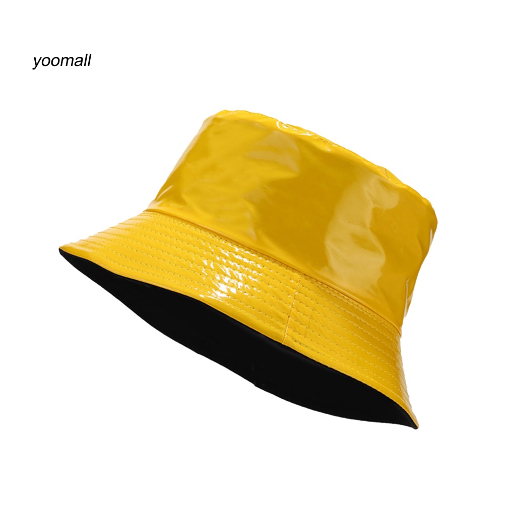 Mũ Tai Bèo Chống Nắng Mùa Hè Hai Mặt Màu Trơn Có Thể Gập Lại Cho Nam Và Nữ