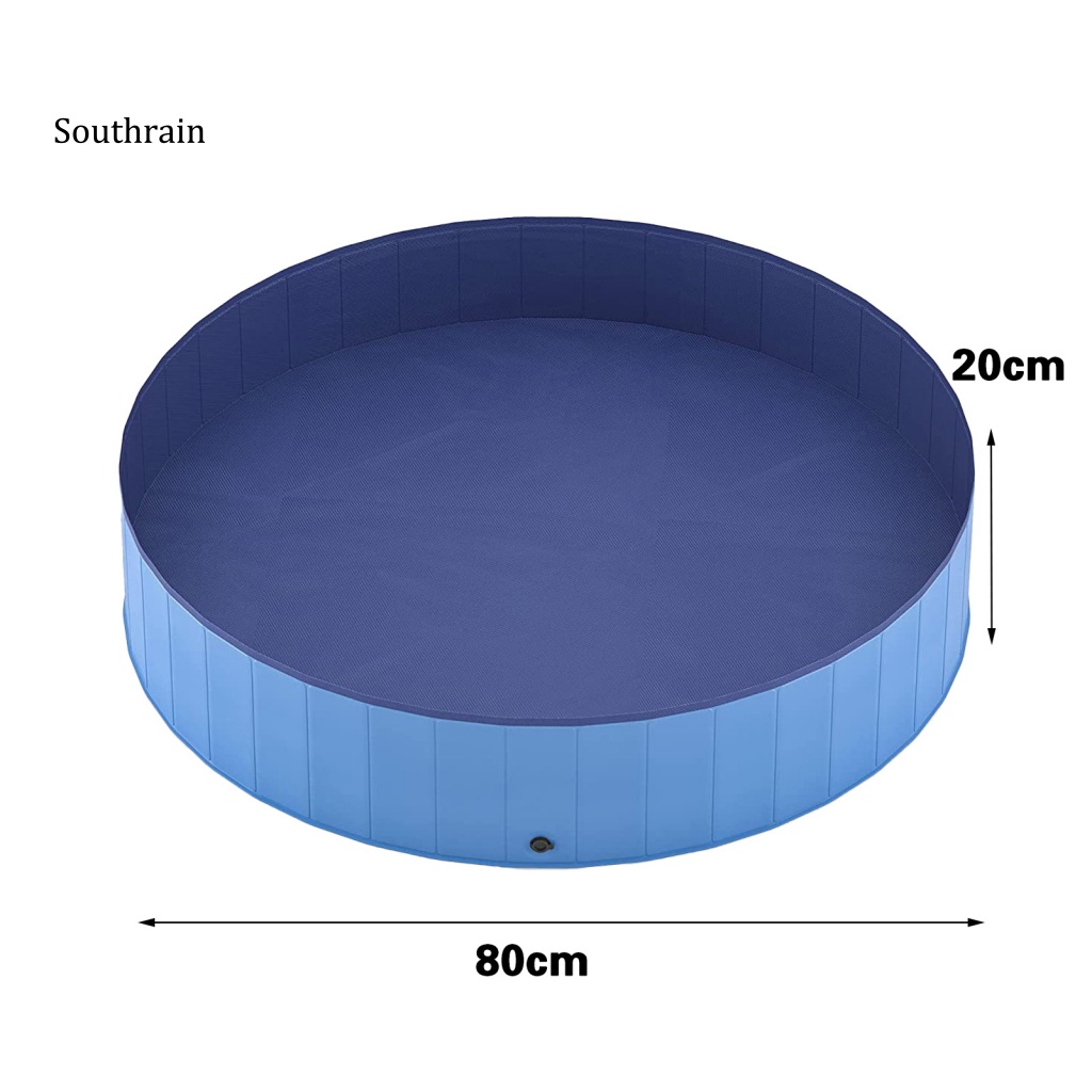 Bể bơi Trong Nhà / Ngoài Trời Cho Thú Cưng Chống Trượt Có Thể Gấp Gọn