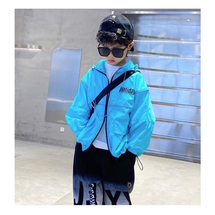 Áo Khoác Tay Dài Dáng Rộng Thoáng Khí Chống Tia Cực Tím Phong Cách Hàn Quốc Thời Trang Mùa Hè