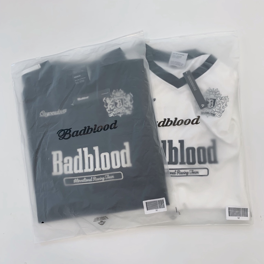 Áo Thun T-Shirt Tay Ngắn In Chữ Badblood Hàn Quốc Mùa Hè 2023