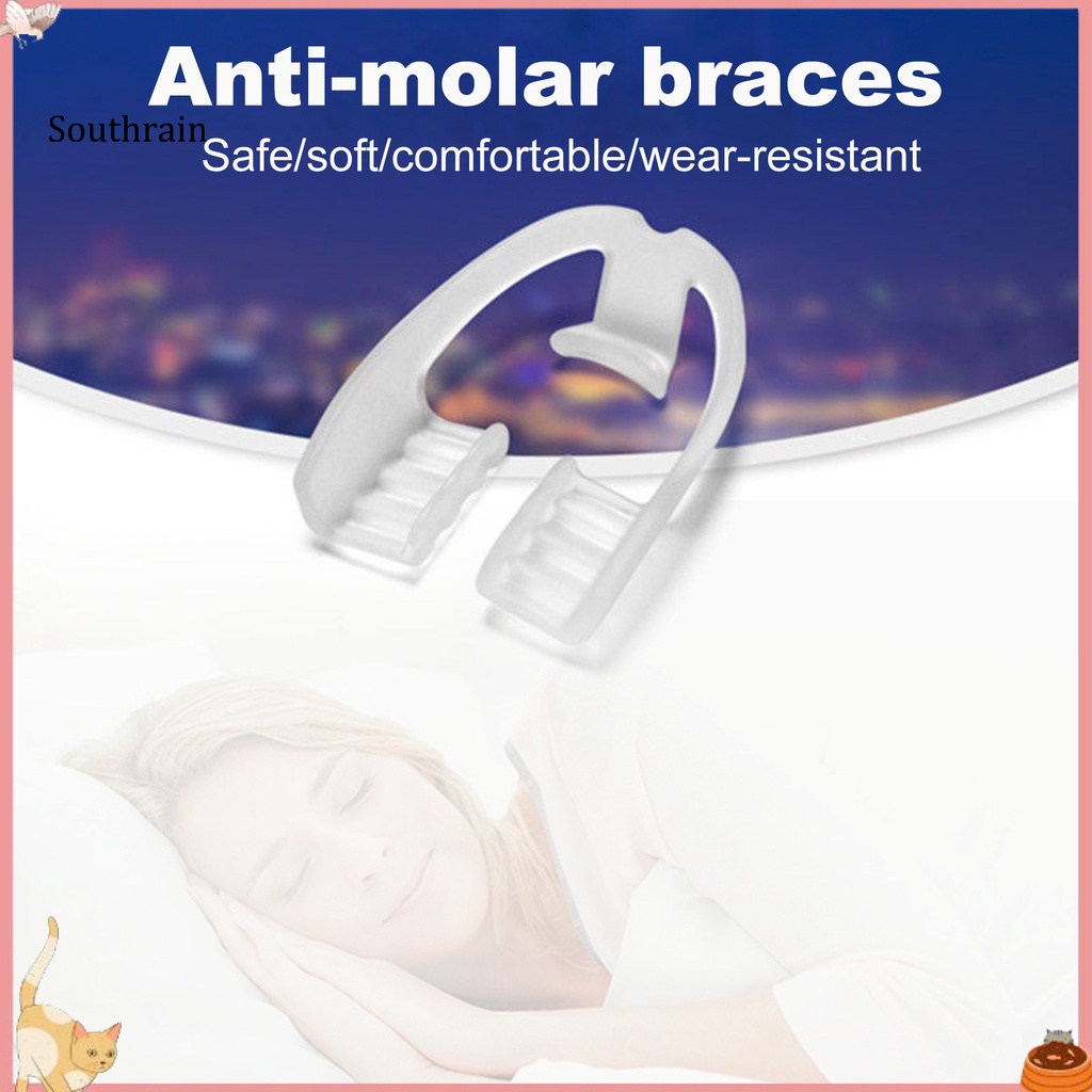 Dụng Cụ Bảo Vệ Răng Chống Ngáy Chất Liệu Mềm Co Giãn Tốt Tiện Dụng Cho Nam Và Nữ