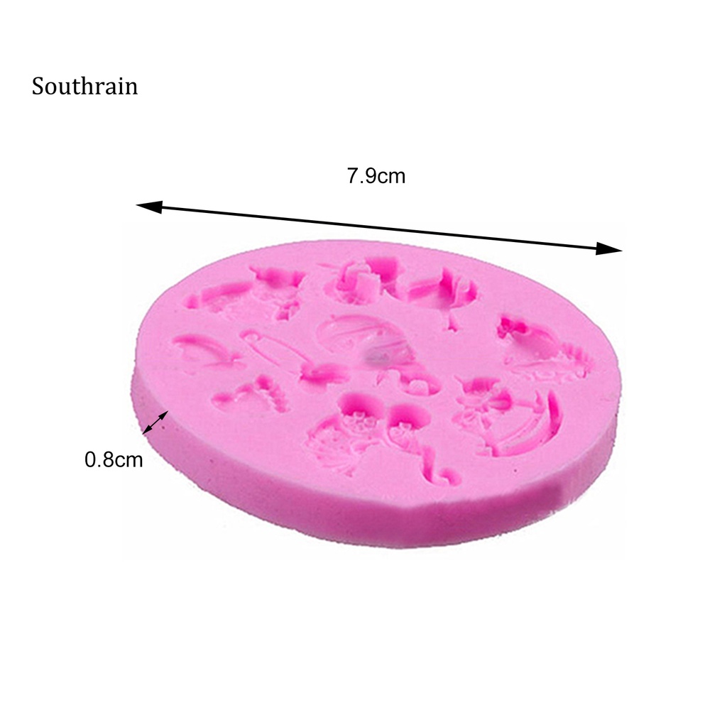 Khuôn Làm Bánh Hình Dấu Chân Gấu Thời Trang DIY