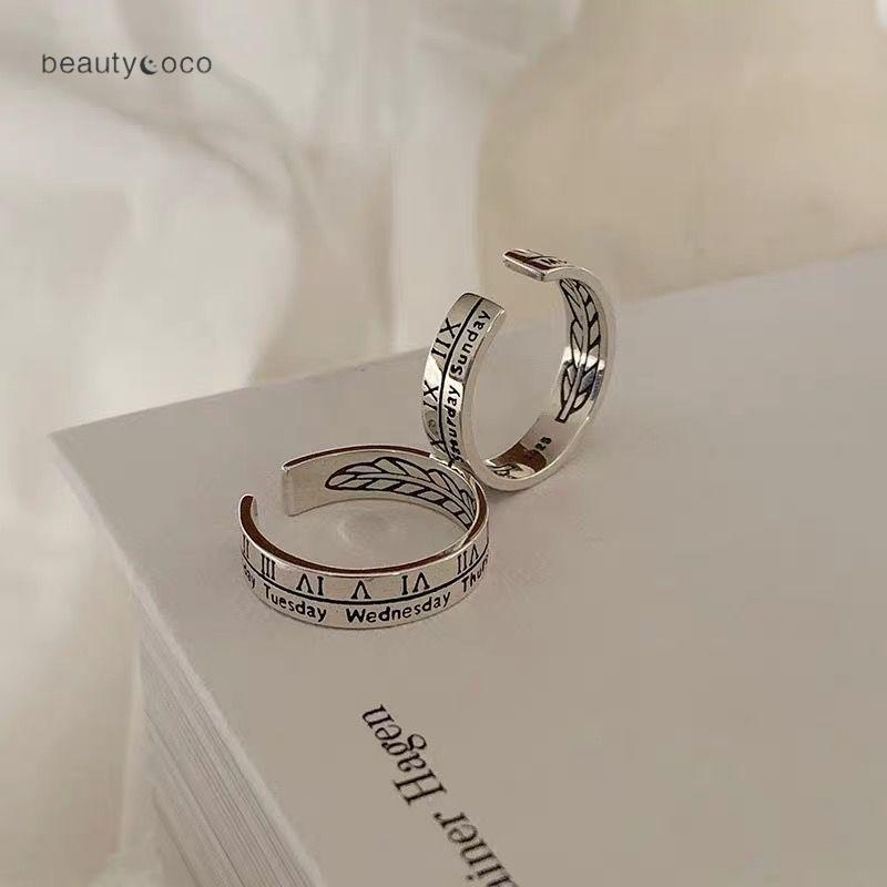 beautycoco🍊Nhẫn Hở Có Thể Điều Chỉnh Kích Thước Thời Trang Dành Cho Cặp Đôi