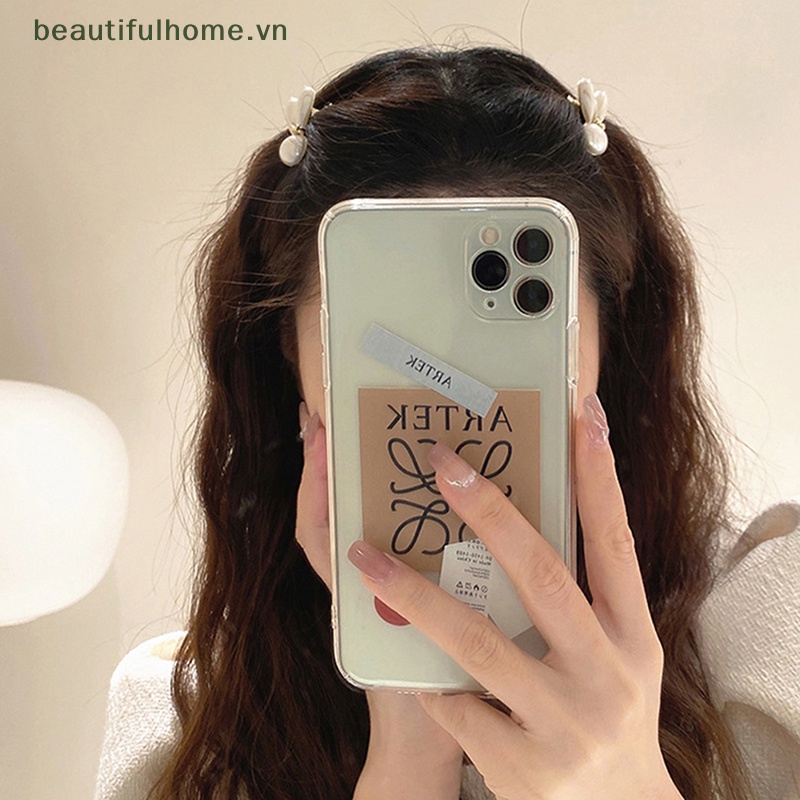 Kẹp Tóc Tai Thỏ Đính Ngọc Trai Thời Trang Cho Nữ