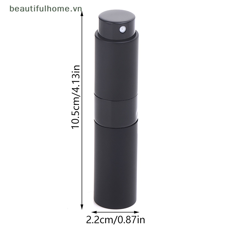 Bình Nước 8ML Bằng Nhôm Họa Tiết Mây Có Thể Bơm Đầy Lại Tiện Dụng