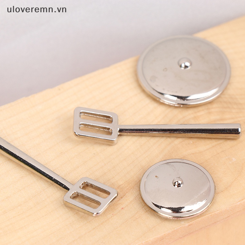 Mô Hình Nồi Chảo Mini Tỉ Lệ 1 / 12 Dùng Để Trang Trí Nhà Búp Bê