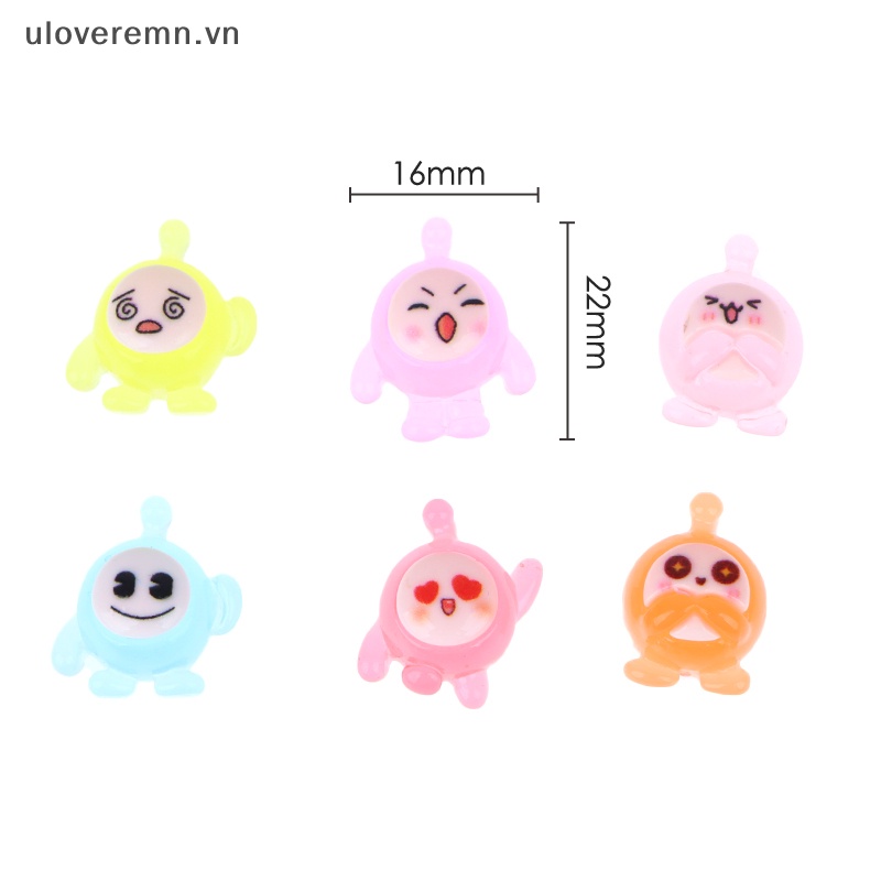 Bộ 5 Tượng Nhỏ Dạ Quang Dùng Trang Trí Tiểu Cảnh