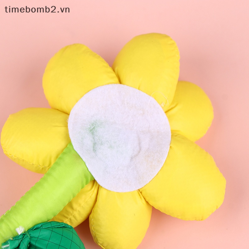 {Timebomb} Phụ Kiện Cổ Áo Sơ Mi Nữ Hình Hoa Hướng Dương Vải Thời Trang Thanh Lịch Làm Quà Tặng