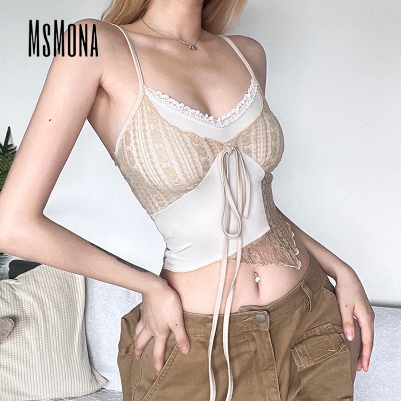 Áo Tank Top Hai Dây Màu Trơn Thời Trang 2023 Quyến Rũ Cho Nữ