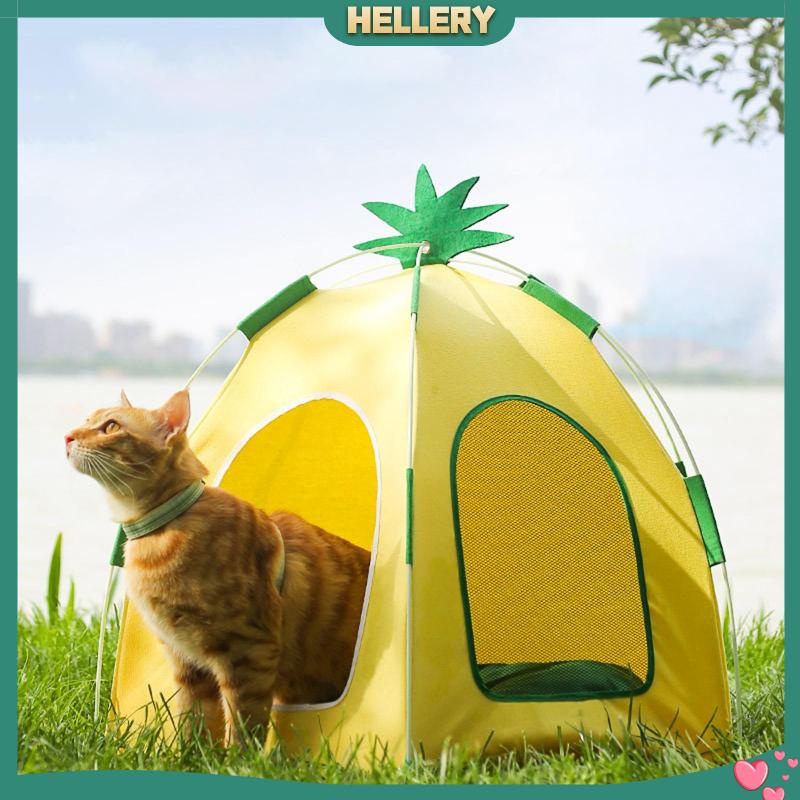 Lều Ngủ Hình Quả Dứa Có Thể Tháo Rời Tiện Dụng Cho Mèo Cưng