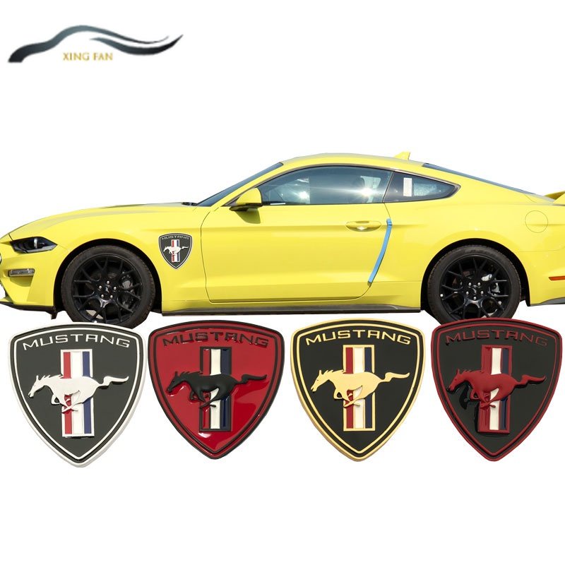 Huy Hiệu Kim Loại 3D Trang Trí Xe Hơi Ford Mustang Shelby Mondeo MK GT Cobra Focus 2 3 F-150 Fiesta Kuga