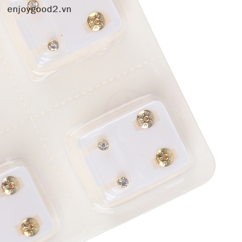 Set 12 Đôi Khuyên Tai Bằng Thép Cao Cấp