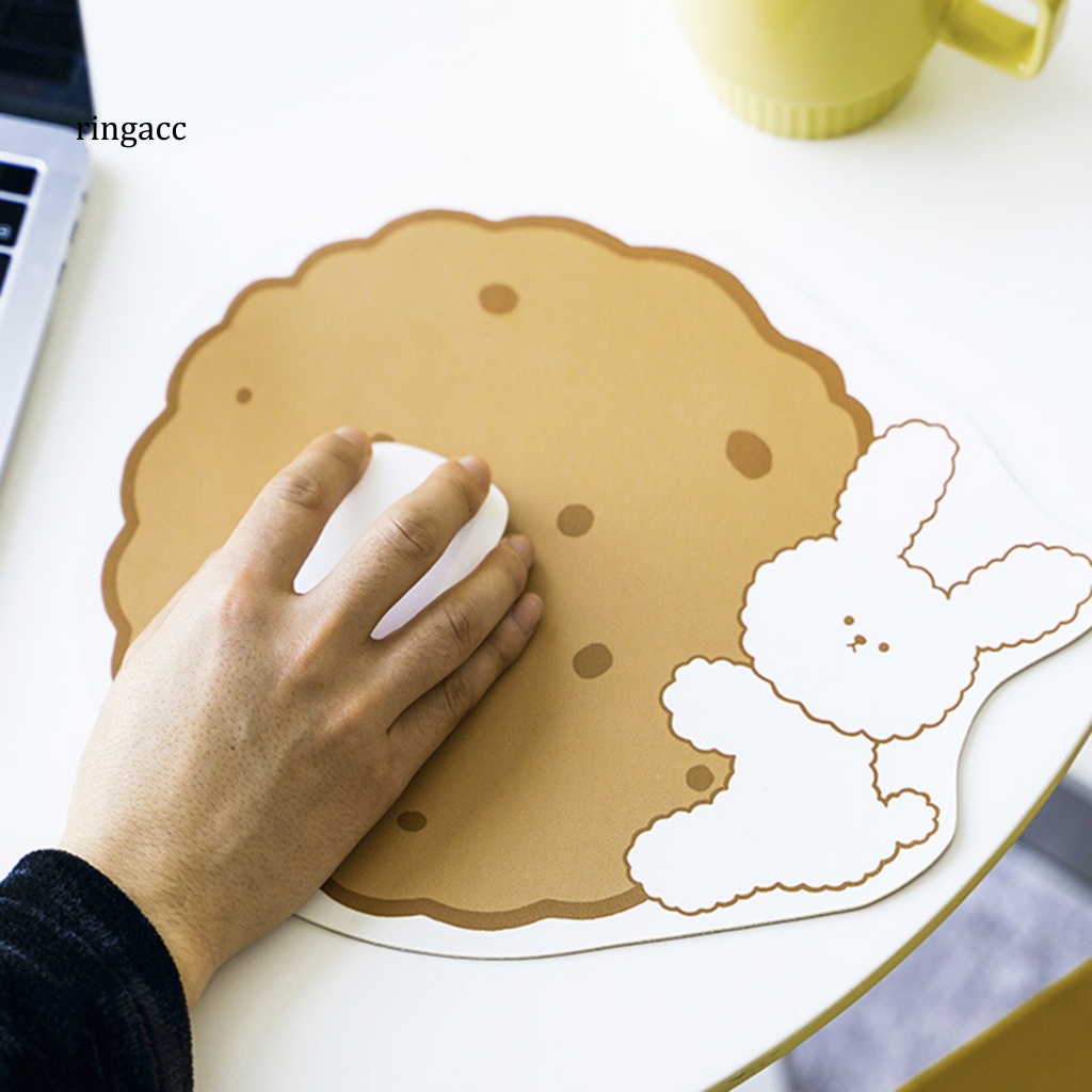 Tấm Lót Chuột Giả Da Siêu Mỏng Chống Trượt Chống Thấm Nước In Họa Tiết 3D Dễ Thương Thoải Mái Tiện Dụng