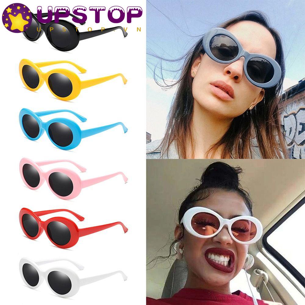 Kính Mát Gọng Oval Chống Tia UV400 Phong Cách Cổ Điển Thanh Lịch Dành Cho Nữ