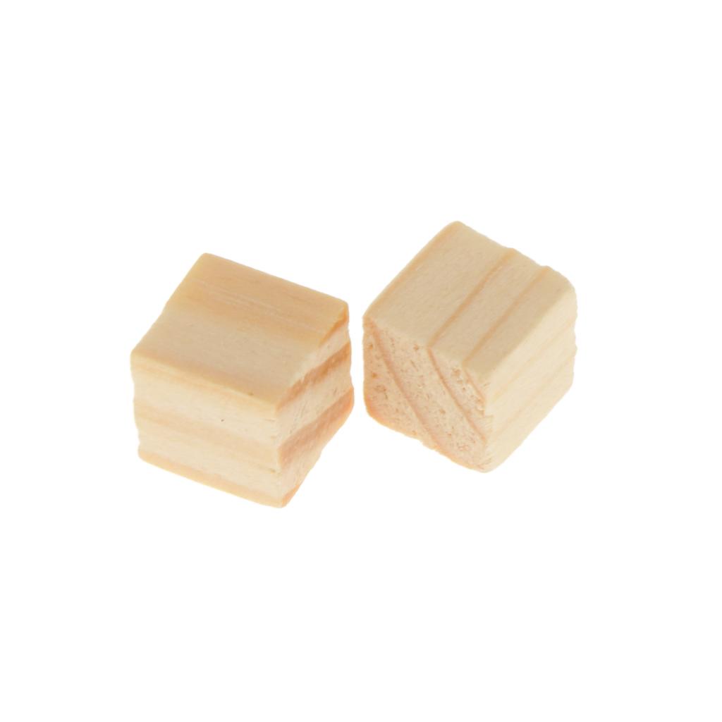 Set 50 Viên Gỗ Vuông 10x10mm 11