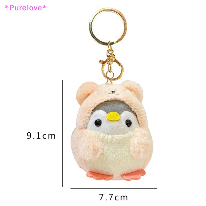 Móc Khóa Hình Chim Cánh Cụt Nhồi Bông Đáng Yêu Mới