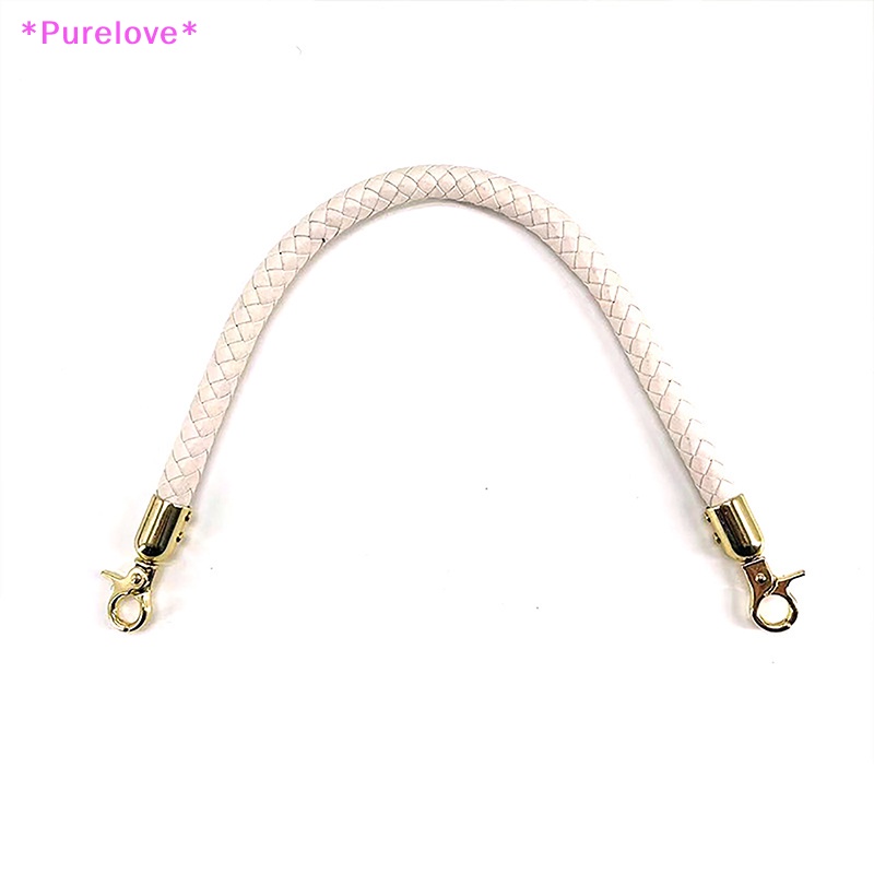 Dây Đeo Túi Xách Bằng Da PU Thiết Kế Dây Bện Thời Trang Mới
