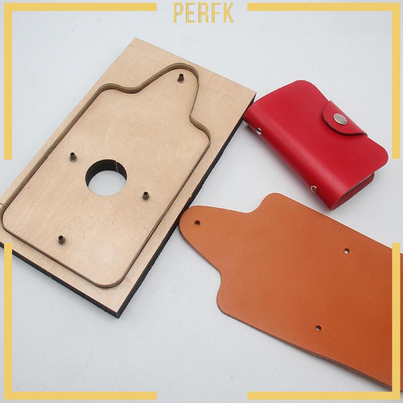 Khuôn Cắt Giấy / Ví Da / Thẻ Bằng Gỗ Gấp Gọn DIY
