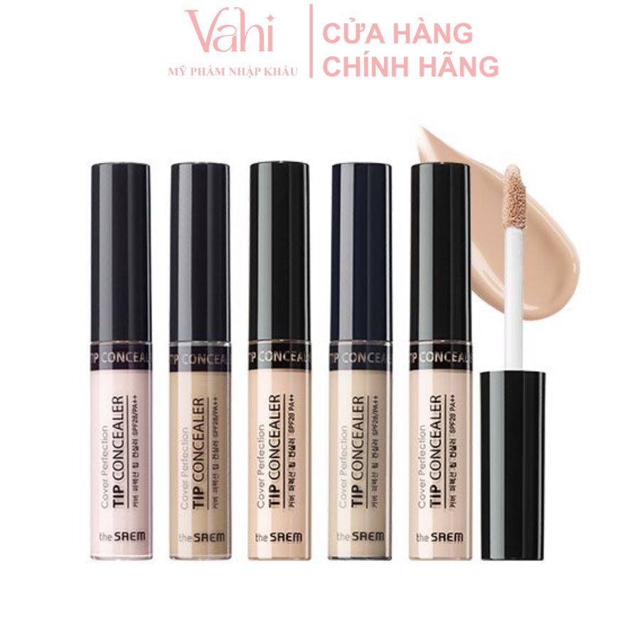Kem che khuyết điểm The Saem Cover Perfection Tip Concealer SPF28 PA++ 6.5g