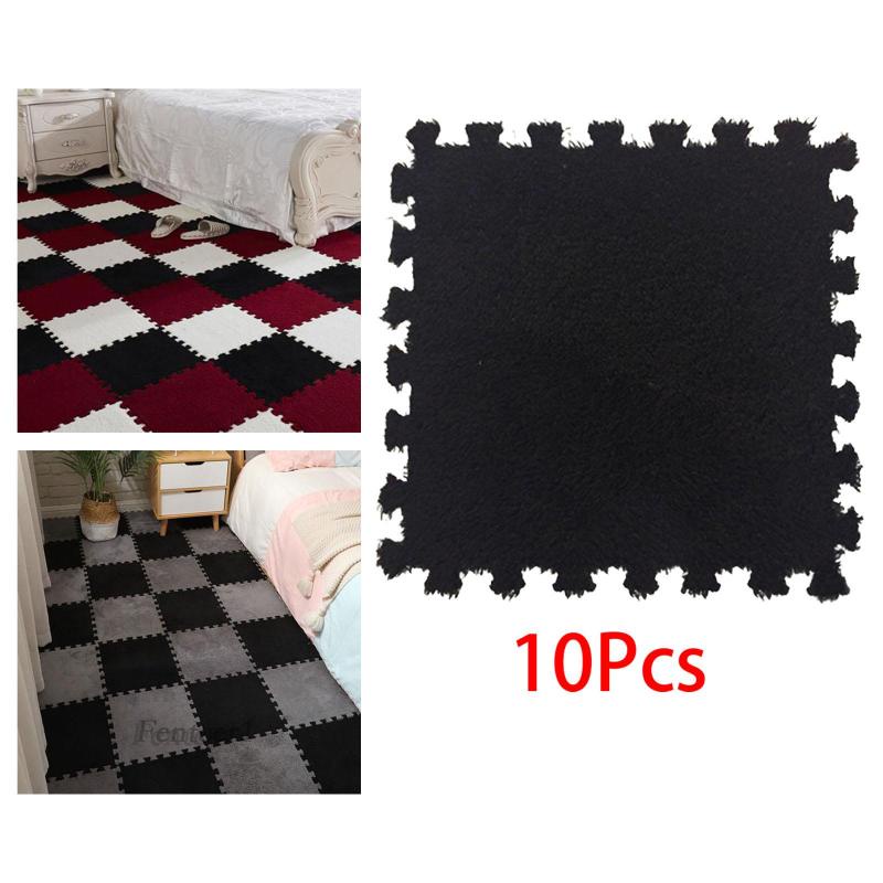 [Fenteer1] Set 10 Thảm Xốp Lót Sàn 30x30cm Cho Bé Chơi Nông Trại