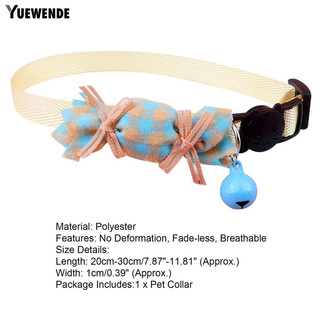 Yq.e Vòng Cổ Bằng Vải Mềm Thoáng Khí Thiết Kế Kẹo Sành Điệu Trang Trí Dành Cho