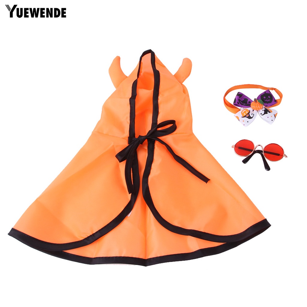 1 Bộ Áo Choàng Polyester Không Gây Kích Ứng Màu Sắc Tươi Sáng Kèm Kính Bảo Hộ Cho Thú Cưng