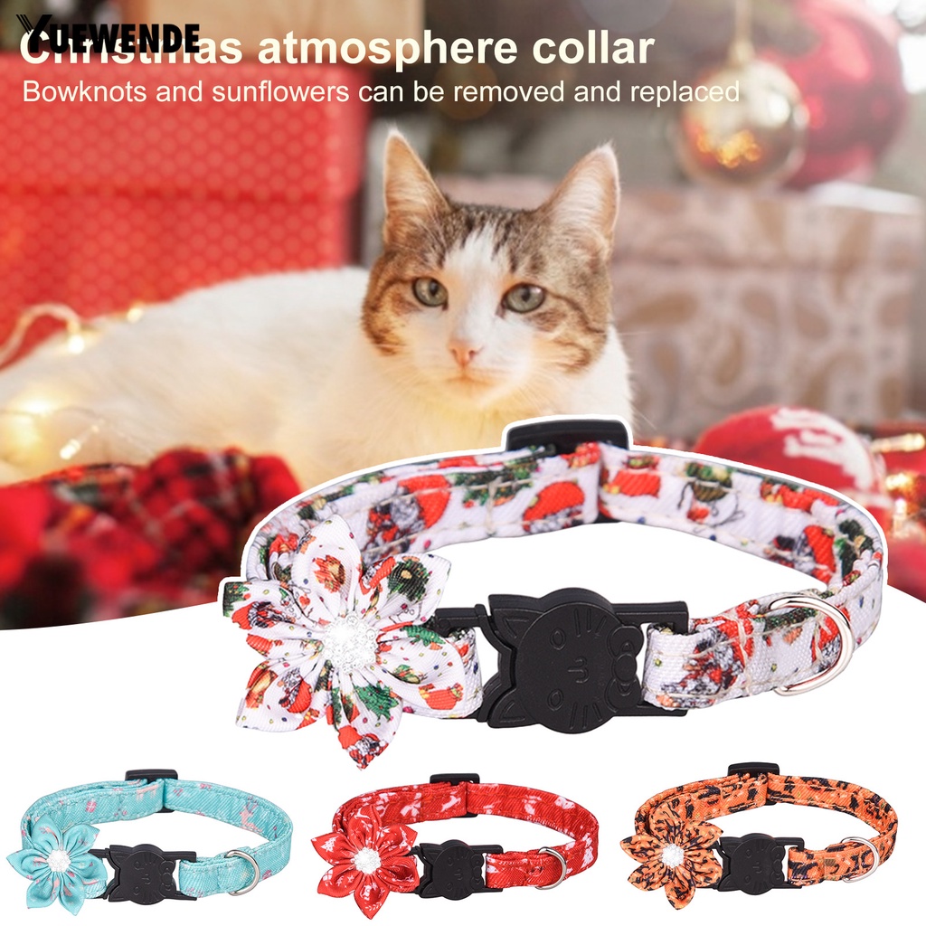 Yq.e Phụ Kiện Dây Đeo Cổ Thú Cưng Hình Hoa Hướng Dương Dẻo Dễ Thương