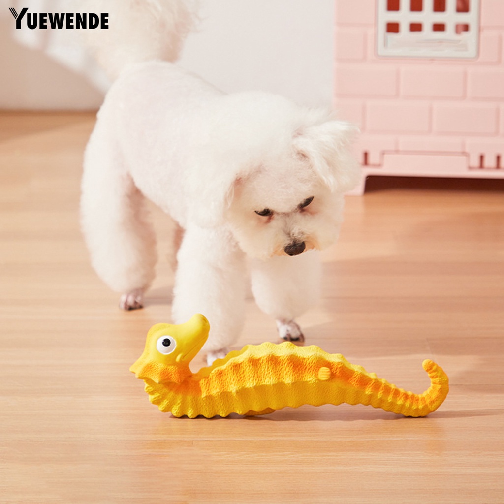 Yq.e Đồ Chơi Búp Bê Cá Ngựa Hoạt Hình Có Âm Thanh Vui Nhộn Chống Cắn Và Mài Mòn Phong Cách Harmless Cho Cún Cưng