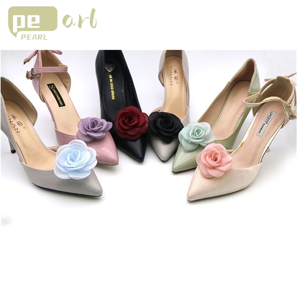 .Set 2 Phụ Kiện Trang Trí Giày Cao Gót Cho Cô Dâu