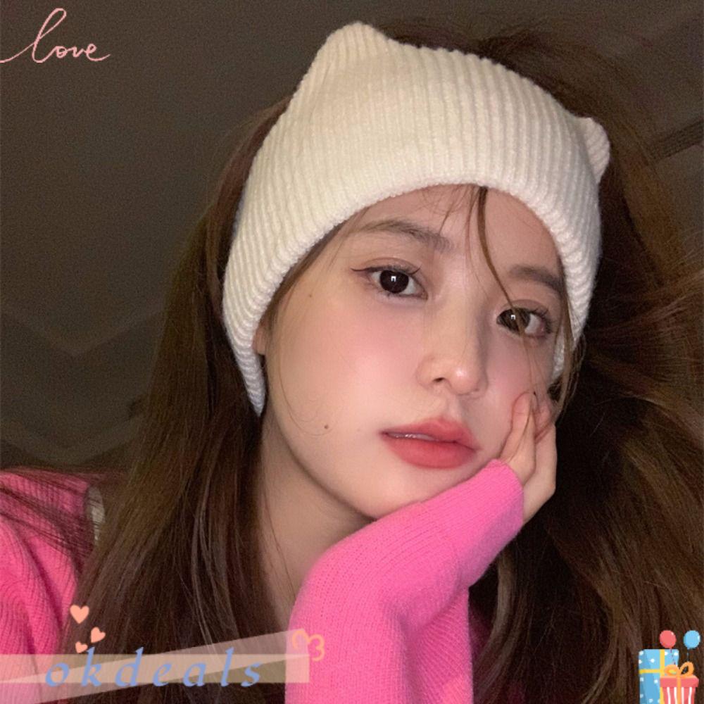 Băng Đô Dệt Kim Bản Rộng Chống Trượt Phong Cách Retro Đơn Giản Cho Nữ