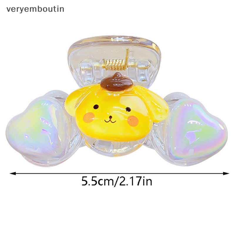 Kẹp Tóc Nhỏ Màu Gradient Họa Tiết Hoạt Hình Sanrio Mymelody Kuromi Đáng Yêu Cho Bé Gái