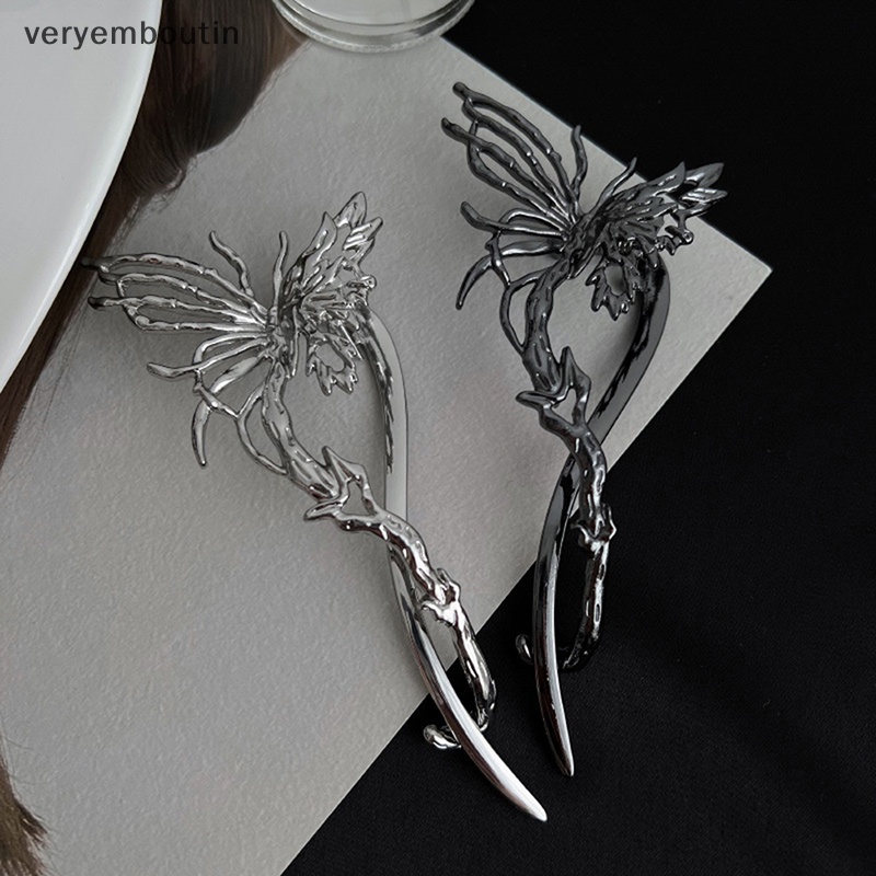 Kẹp Tóc Hình Bướm Bằng Hợp Kim Thanh Lịch Dành Cho Nữ