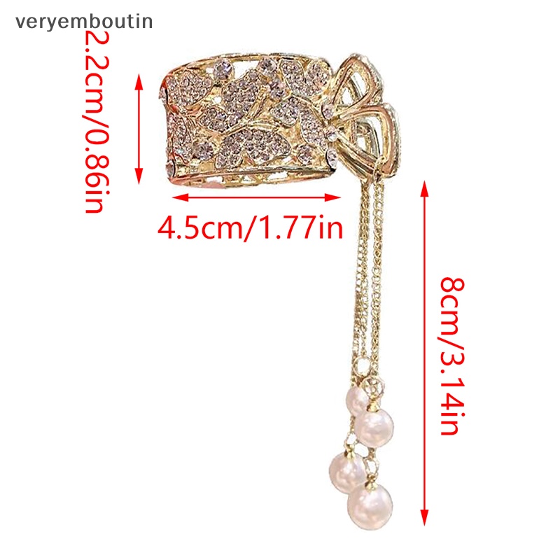 Kẹp Tóc Đính Ngọc Trai Giả Thời Trang Dành Cho Nữ