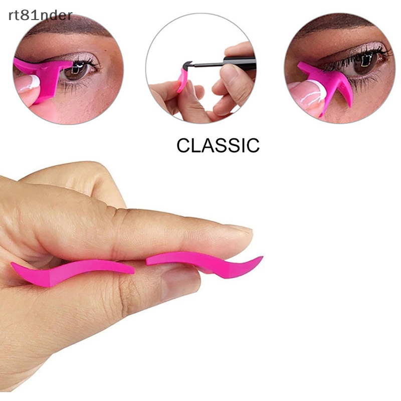 1 Cặp Con Dấu Trang Điểm Kẻ Mắt Nhanh Khô Tiện Dụng