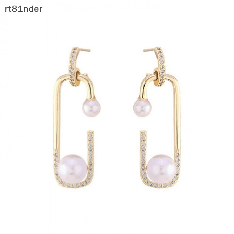 Rt Khuyên Tai Lủng Lẳng Xỏ Hạt Ngọc Trai Không Đều Thời Trang Hàn Quốc Cho Nữ