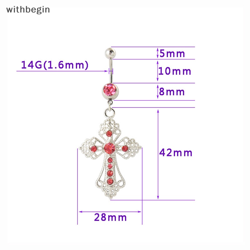 Khuyên Rốn Bằng Thép Không Gỉ Đính Đá Pha Lê Sáng Tạo Quyến Rũ Cho Nữ